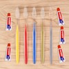 fafortune 20pcs Disposable Toothbrushes with Toothpaste (5 Colors)