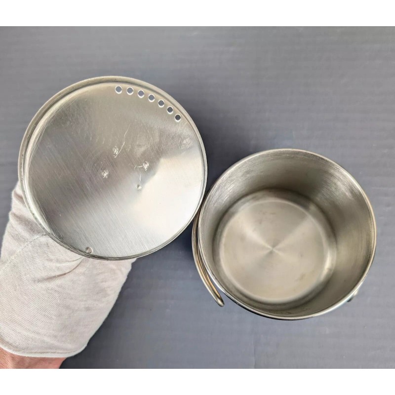 GSI Outdoors Cooking Pot Glacier Stainless Steel w/Retractable Handle &