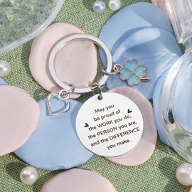 Gifts for Coworkers, Employee Appreciation Gifts, Coworker Keychain,Funny Coworker Co Worker Co-Worker Employee Staff Colleagues Farewell Leaving Christmas Valentines Thank You Gifts Female Male Ideas