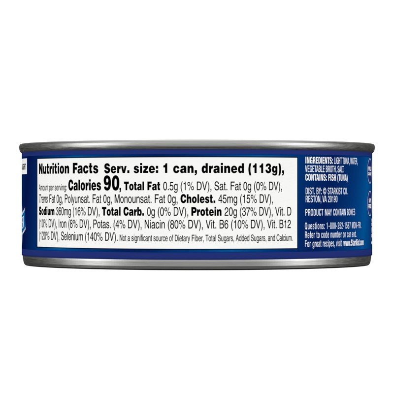 StarKist Chunk Light Tuna in Water, 5 oz (48 Pack)