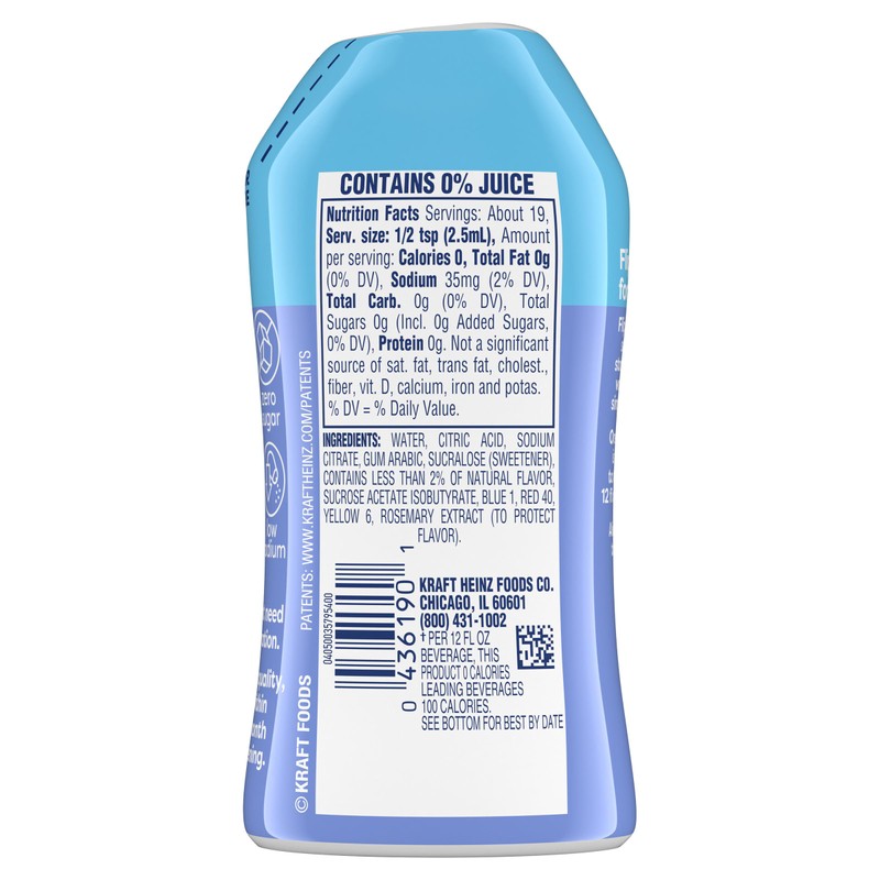 Crystal Light Liquid Blackberry Lemonade Naturally Flavored Drink Mix, 1.62