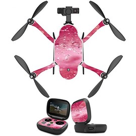 MightySkins Skin Compatible with GoPro Karma Drone Headphones wrap Cover Sticker Skins Pink Diamonds