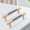 CYX 10 Pack 5 Inch Gold and Grey Cabinet Handles,