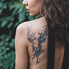Oottati 2 Sheets Semi Permanent Waterproof Temporary Tattoos, 2 Weeks