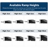 Portable Threshold Ramp for Wheelchairs, Scooters, Cars & Pets -