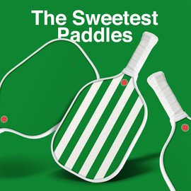 Watermelon 2 Paddle Pickleball Bundle, Green