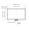 7in BOE LVDS LCD Display Screen 1024x600 Resolution HD Displaying