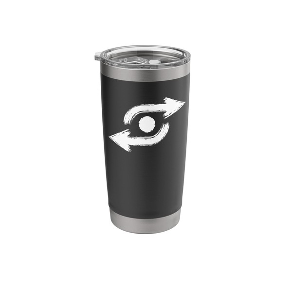 Subtle Bi Pride Symbol Minimalist Bisexual Design Stainless Steel Insulated