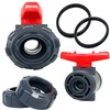 2 Inch UPVC Slip Socket End True Union Ball Valve