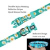 Olahibi Reflective Dog Collar Leash Set, 5ft or 150CM Matching