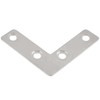CHUEHKAK Pack of 40 Flat Connectors Stainless Steel L Shape