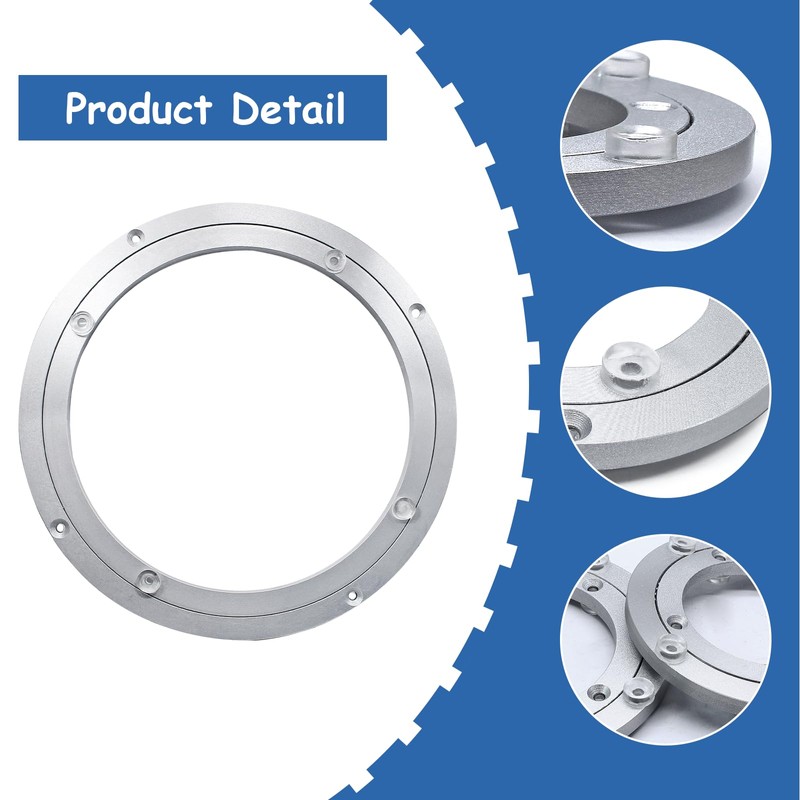 Cionyce 1 Pack 10 Inch Aluminium Alloy Turntable Bearing Lazy