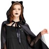 KICOFIT Cat Ears Black Halloween Costume Catwoman Ears Panther Leopard