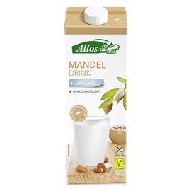 Allos Organic Almond 0% Sugar Drink (1 x 1 L)