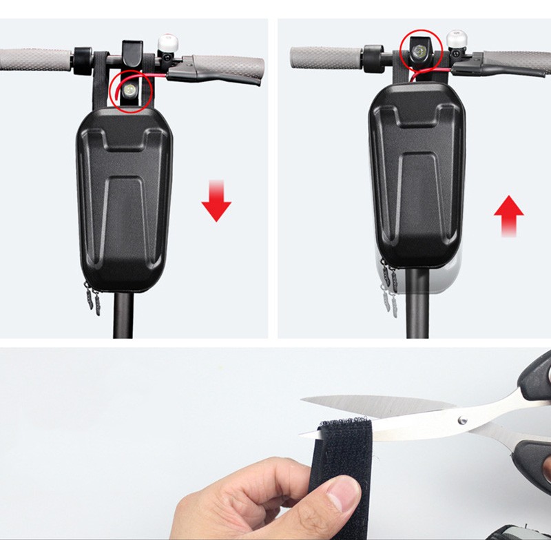 Handlebar Hanging Bag EVA and PU Hard Shell Waterproof Electric