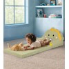 Kids Couch, 2-in-1 Soft Toddler Couch Fold Out with Blanket,