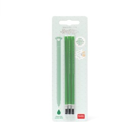 3 Refill for Gel Pen Erasable Ties Green