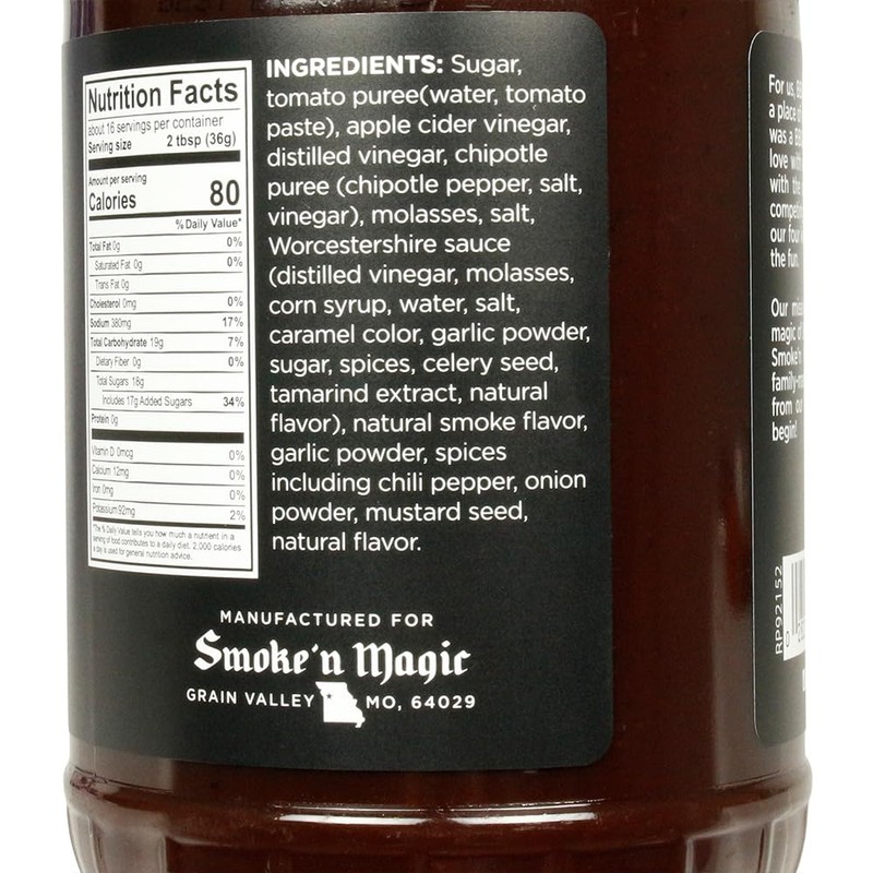 SMOKE 'N MAGIC - Spicy BBQ Sauce - Level Up