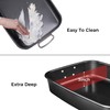 HONGBAKE Lasagna Pan 3 Inch Deep, 15x10" Baking Pan for