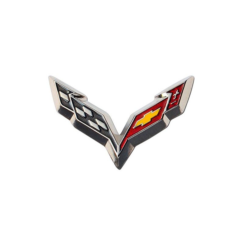 2014 Corvette C7 Emblem Beveled Lapel Pin