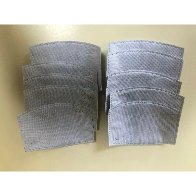 Unbranded 200 Activated Carbon Filter Face Cover Soft Replacement Breathing