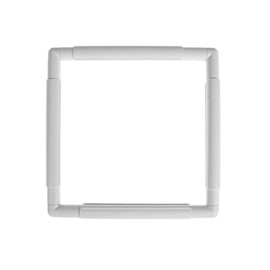 CENPEK Square Embroidery Hoops Q Snaps for Cross Stitch, 6 x 6 Inch Plastic Embroidery Frames Hoop Clips for DIY Craft Sewing, Quilting, Silk-Painting