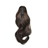 Ponytail Clip In Claw Long Wavy Straight Thick Synthetic Pony