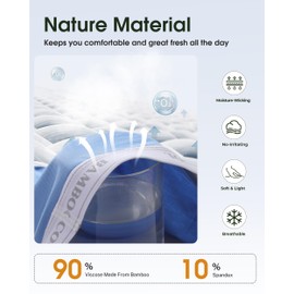 BAMBOO COOL Women's Boyshort Panties Cooling Underwear Stretchy Moisture Wicking Boxer Briefs for Ladies 4 Pack