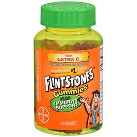 Flintstones Children's Multivitamin Plus Immunity Support Gummies 60 Count (Pack of 3)