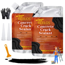 Concrete Crack Filler,2Pack High Elasticity Driveway Crack Filler,Self Leveling Waterproof Asphalt Crack Sealant Repair Sealer for Blacktop Concrete Cement Driveway,Walkway, Road,Patio(Black)