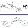 Power Steering Hose Connector with O-Ring Kit Compatible With HONDA
