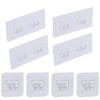 LAIGOO 8 Pcs Replacement Corner Shower Caddy Adhesive Hook Stickers,