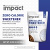 Impact - Erythritol Allulose Monk Fruit Sweetener Blend, Zero Calorie,