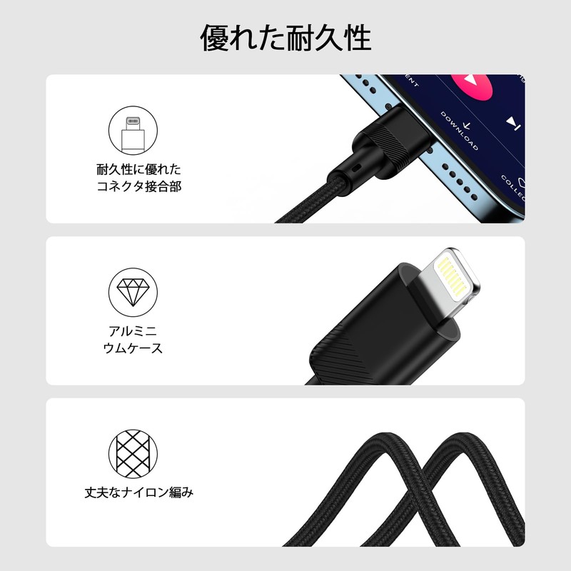 AUX Cable, AUX Cable, Converter, Lightning to 3.5mm Audio Cable,