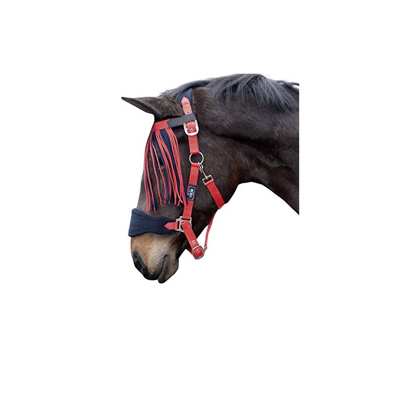 HKM 10734 Halter Set with Fly Fringe Knitted 180 cm