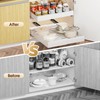Delamu Pull Out Cabinet Organizer, 21" Deep Pull Out Drawers