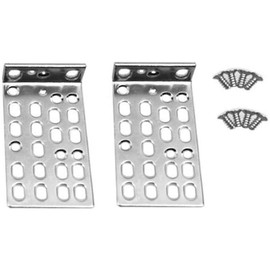 GSDT Network Router Switch Wall Mount Rack Shelf Bracket Mounting Kit | Heavy Duty 19-inch Holder for Catalyst 2960 3550 3560 3750 Series Switches, 2 Steel Brackets Included, Silver