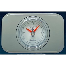 Dolphin Gauges 1937 1938 Chevy Car 2 1/16 Clock Adapter Glove Box Insert Powder Coated