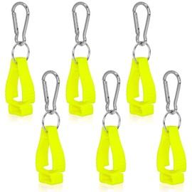 Mobodawe Large Yellow 7 Pcs Work Glove Clips for Construction Safety