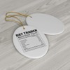 Funny Day Trader Nutritional Facts Gifts 2024 Christmas Tree Ornaments