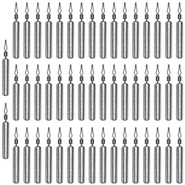 50 Pcs Drop Shot Weights, Small Cylinder Sea Fishing Weights Anti Rust Sinkers for Saltwater Freshwater River Carp Fishing, 7g