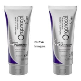 2 Tratamiento Organogal Silver Canas Platinadas Grisi 130ml                                                                                           