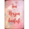 Ontrada Tin Sign 12 x 18 cm Curved In Heart