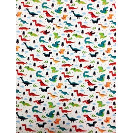 SheetWorld 100% Cotton Interlock Jersey Extra Deep Fitted Portable Mini Crib Sheet 24 x 38 x 5.5, Dinosaurs, Made in USA