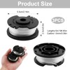 Pack of 3 replacement thread spools for Einhell GE-CT 18/28