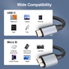 A-Goldnest Micro B to USB C Hard Drive Cables, 3.3FT