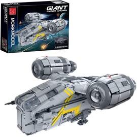 Kit de bloques de construcción de nave espacial de ciencia ficción, 4453 piezas de modelo de avión grande nave espacial UCS gigante modelo de...      