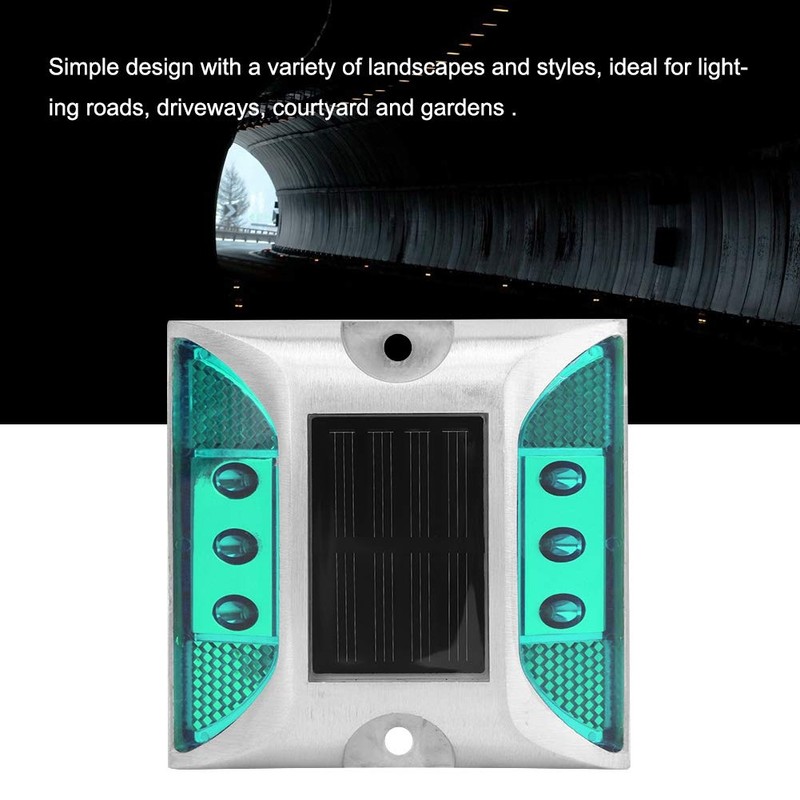 Solar Driveway Lights, Solar Power Ground Marker Lights Waterproof Outdoor