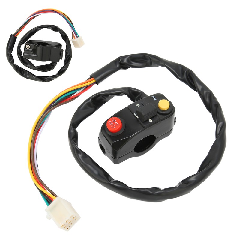 Motorcycle Handlebar Switch Universal 7/8in Motorbike Handle Bar Accessory DC