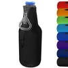 Neoprene Bottle Cooler Sleeves for 12oz Bottles with Bottle Opener-